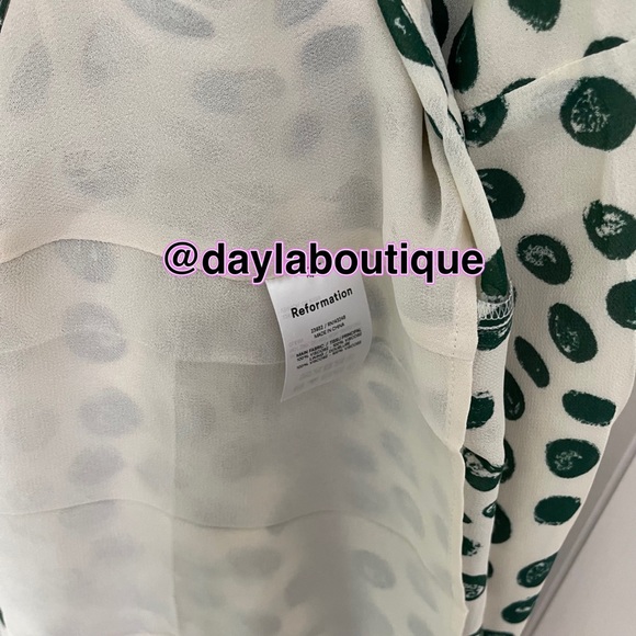 ReformationFulton Dress Tapioca - Picture 9 of 9